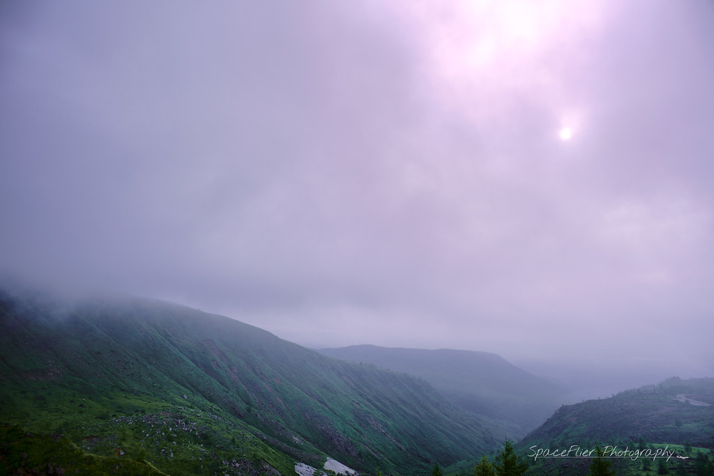 Misty valley - Mt. Shirane